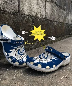 Colts Indianapolis ColtsFootball Ripped Claw Crocs Clog Shoes 1
