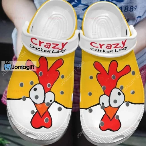 Crazy Chicken Lady Crocs Clogs Shoes