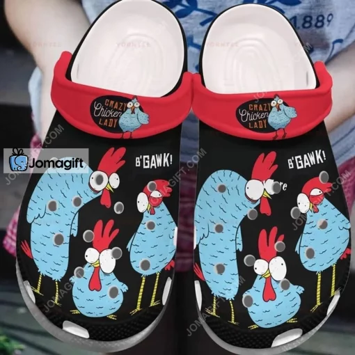 Crazy Chicken Lady Crocs Shoes