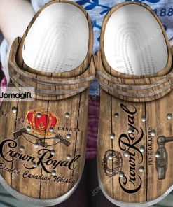 Crowm Royal Blended Canadian Whisky Crocs Shoes