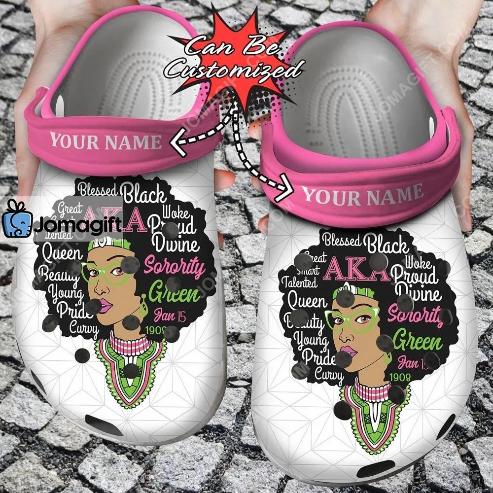 Custom AKA Queen Crocs Clog Shoes - Jomagift