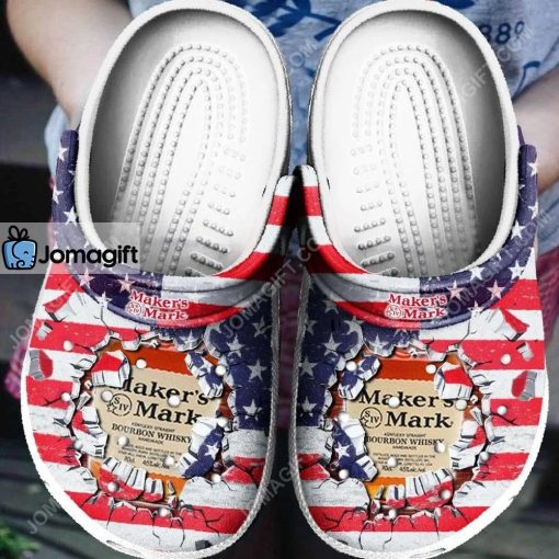 Custom American Flag Makers Mark Crocs Clog Shoes