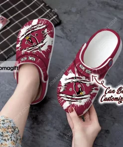 Custom Arizona Cardinals Football Ripped Claw Crocs Clog Shoes 2