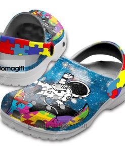 Custom Astronaut Autism Genius Crocs Clog Shoes