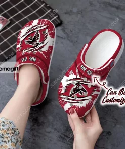 Custom Atlanta Falcons Football Ripped Claw Clog Shoes 1 2