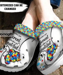 Custom Autism What Makes You Different Crocs Clog Shoes