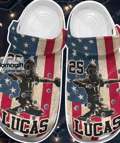 Custom Baseball 4Th Of July Usa Flag Crocs Clog Shoes