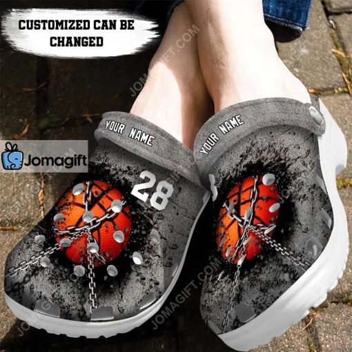 Custom Basketball Chain Crocs Clog Shoes Sport Crocs