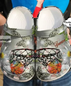 Custom Basketball Daisy Crocs Clog Shoes