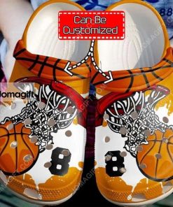 Custom Basketball Love Crocs Clog Shoes