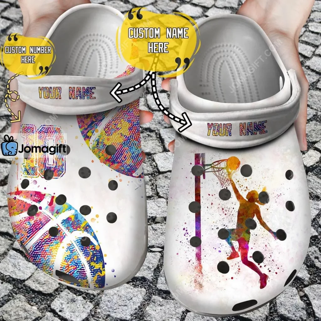 Custom & Number Basketball Gifts Crocs Clog Shoes - Discover Comfort And  Style Clog Shoes With Funny Crocs