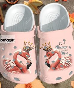 Custom Be A Flamingo In A Flock Of Pigeons Crocs Clog Shoes 1