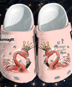 Custom Be A Flamingo In A Flock Of Pigeons Crocs Clog Shoes 2
