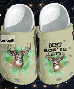 Custom Best Buckin Dad Ever Deer Hunting Crocs Crocs Shoes 1