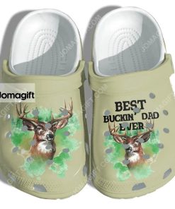 Custom Best Buckin Dad Ever Deer Hunting Crocs Crocs Shoes 2