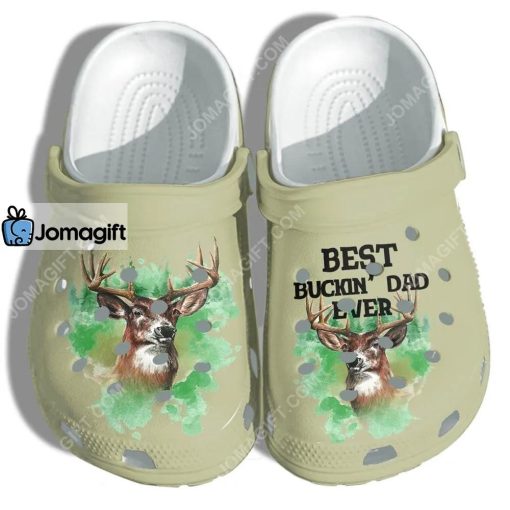 Custom Best Buckin Dad Ever Deer Hunting Crocs Crocs Shoes