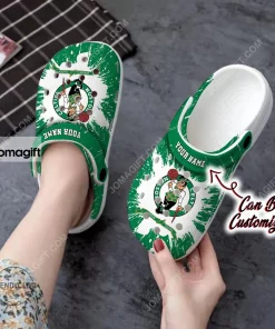 Custom Boston Celtics Team Crocs Clog Shoes 1
