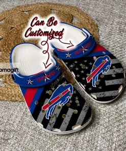 Custom Buffalo Bills American Flag Crocs Clog Shoes 1