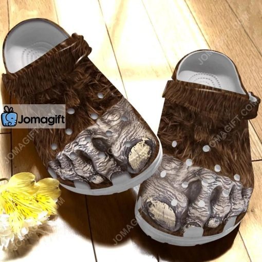 Custom Camping Bigfoot Feet 3D Crocs Clog Shoes