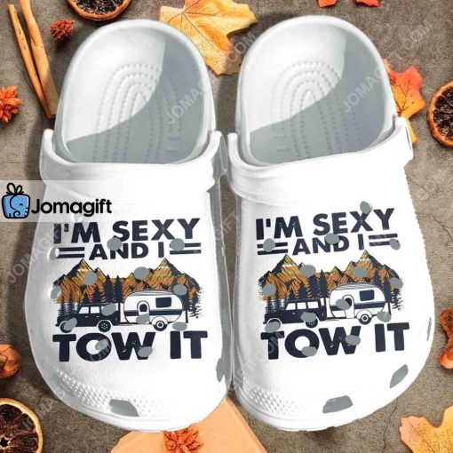 Custom Camping Bus – Sexy And Tow It Crocs Clog Shoes