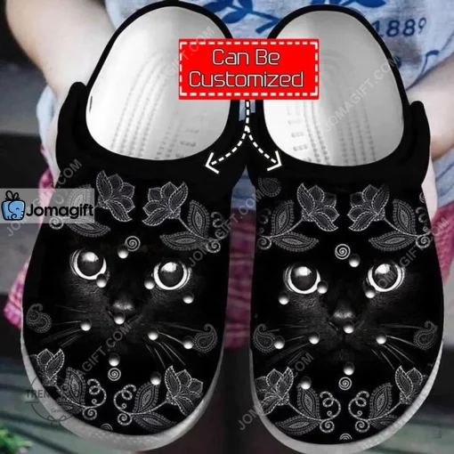 Custom Cat Black Cat Lovers Crocs Clog Shoes