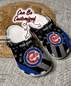 Custom Chicago Cubs Star Flag Crocs Clog Shoes 1