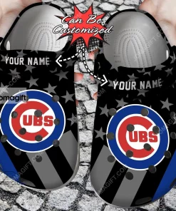 Custom Chicago Cubs Star Flag Crocs Clog Shoes 2