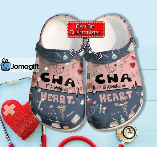 Custom Cna Is A Work Of Heart Crocs Clog Shoes