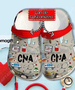 Custom Cna Nurse Medical Item Chibi Cute Crocs Clog Shoes