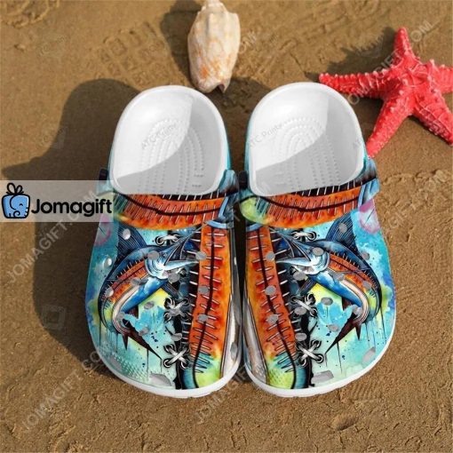 Custom Colorful Fish Crocs Clog Shoes