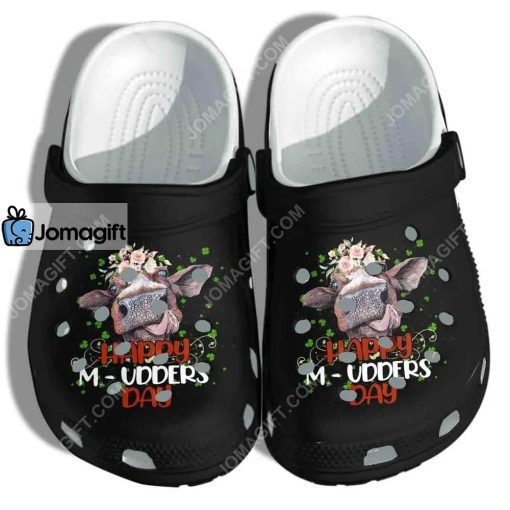 Custom Cow Funny Happy Mudders Day Crocs Clog Shoes