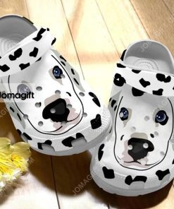 Custom Cute Dalmatian Dog Crocs Clog Shoes 1