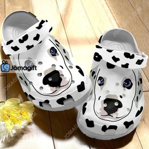 Custom Cute Dalmatian Dog Crocs Clog Shoes