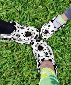 Custom Cute Dalmatian Dog Crocs Clog Shoes 2