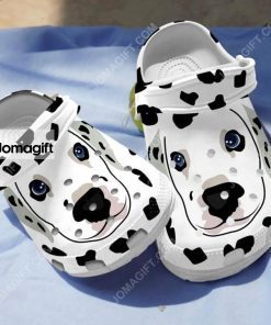 Custom Cute Dalmatian Dog Crocs Clog Shoes