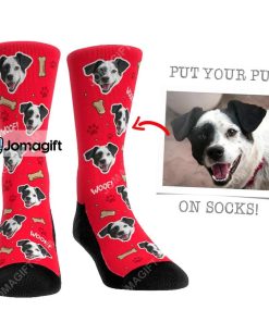 Custom Dog Face Socks Socks