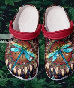 Custom Dragonfly Native America Culture Crocs Clog Shoes