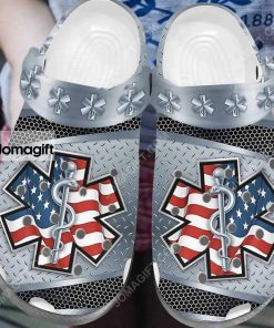 Custom Ems Worker America Crocs Clog Shoes
