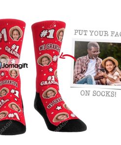 Custom Face Socks 1 Grandpa 1 Socks