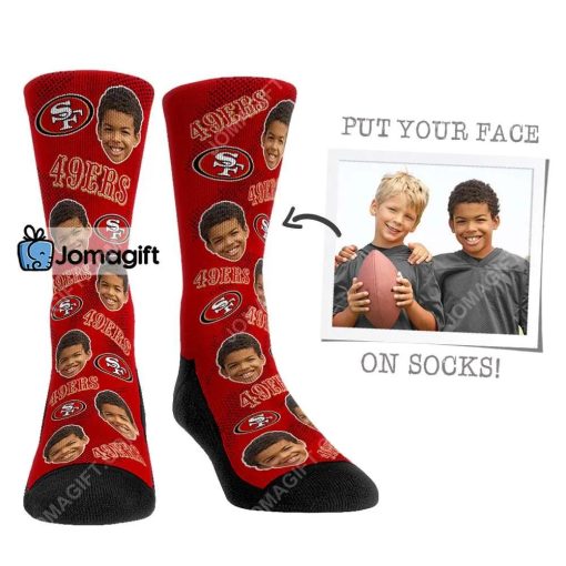 Custom Face Socks San Francisco 49Ers Socks
