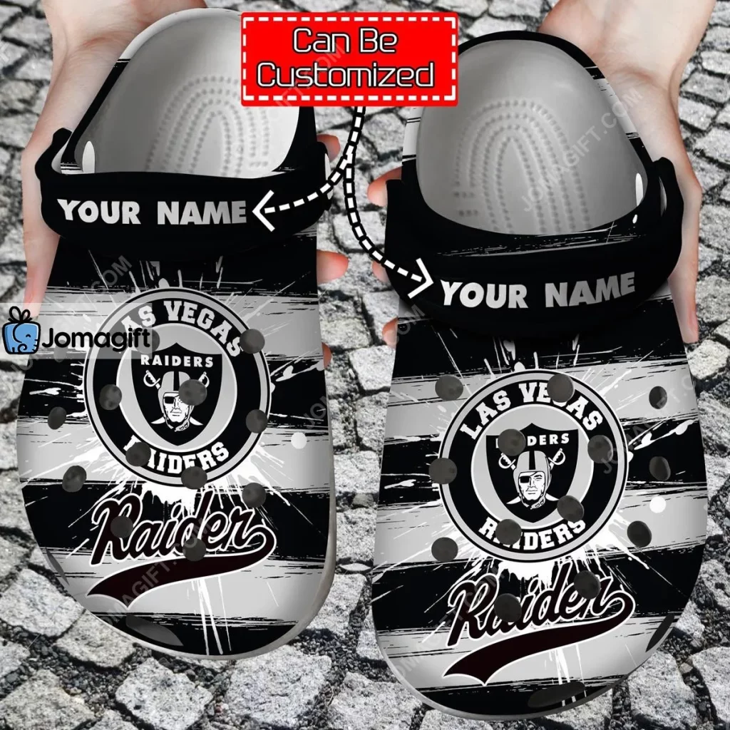 Custom Number And Name NFL Las Vegas Raiders Logo Hello Kitty