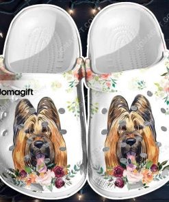Custom Funny Dog Crocs Puppy Flower Clogs Clog Shoes