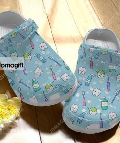 Custom Funny Toothpaste And Teeth –Dentist Crocs Clog Shoes