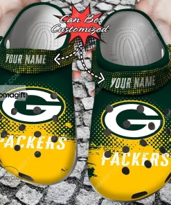 Personalized Green Bay Packers Ripped Claw Crocs Gift