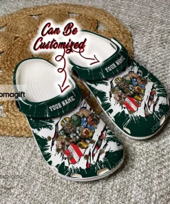 Custom GPackers Mascot Ripped Flag Crocs Clog Shoes 1