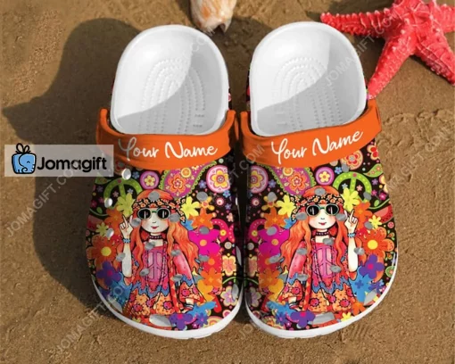 Custom Hippie Crocs Shoes