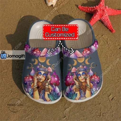 Custom Hippie Little Trippie Crocs Clog Shoes