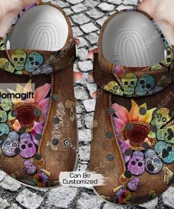 Custom Hippie Sugar Crocs Classic Clogs Shoes 3