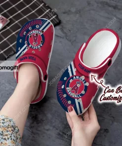 Custom Los Angeles Angels Baseball Logo Team Crocs Clog Shoes