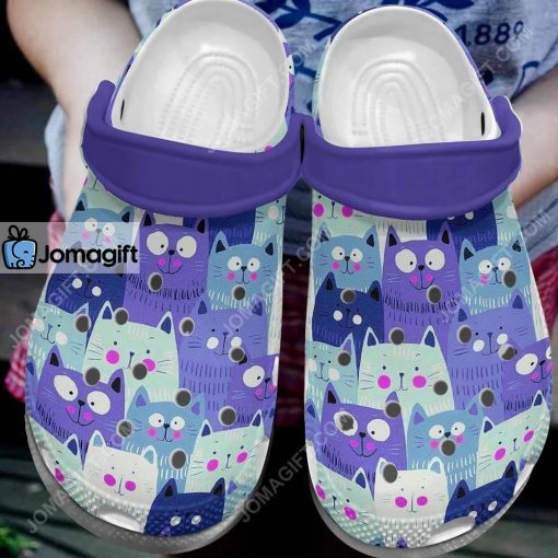 Custom Mini Cats Clog Crocs Shoes